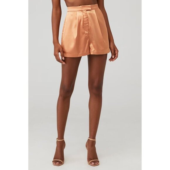 Ronny Kobo Gabi Satin Short Buttertum Womens Size Small - Picture 1 of 9